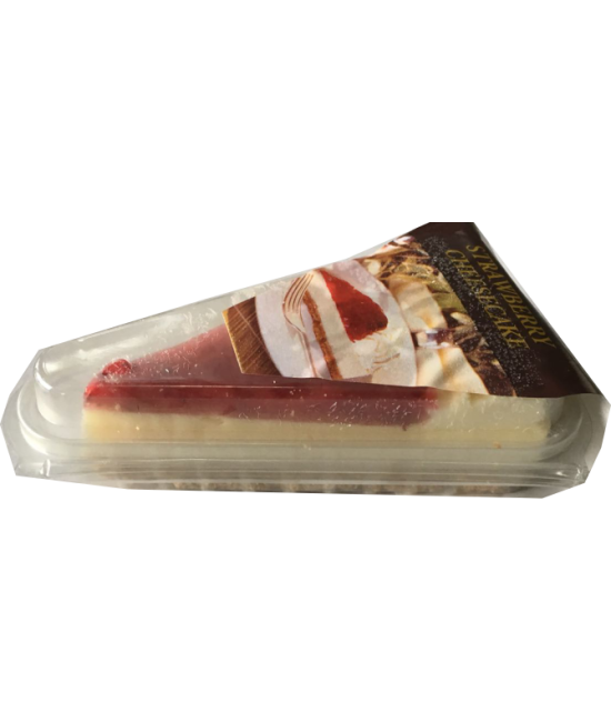 PRE PACKED STRAWBERRY CHEESE CAKE 12X PORTION