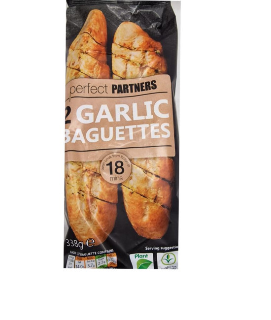 SPEEDIBAKE GARLIC BAGUETTE 12X2