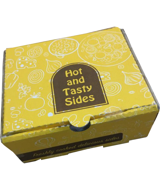 HOT & TASTY SIDE ORDER BOX SMALL YELLOW