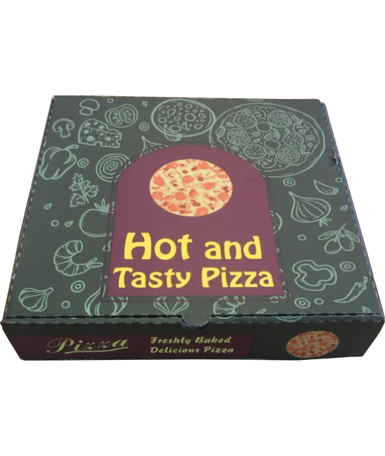 HOT & TASTY PIZZA BOX  10