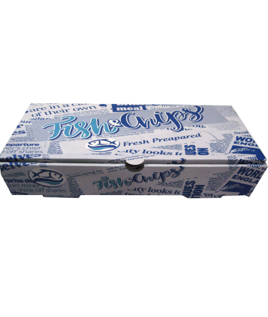 FISH & CHIPS BOX LRG  (100)