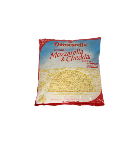 DANSCO 80% MOZZ 20% CHED SHREDDED (6x2kg)