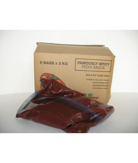 FAMOUSLY PIZZA SAUCE (POUCHES) 5X3KG