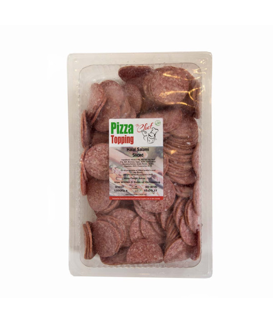 HALAL CHEF SALAMI PIZZA (1X1KG)