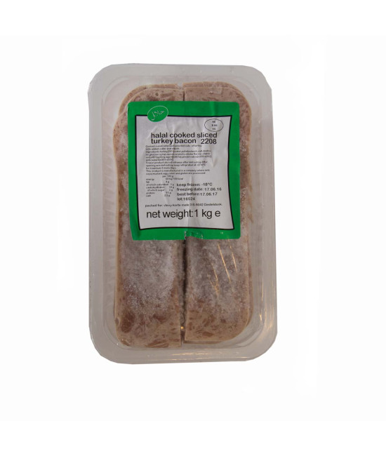 RASHES TURKEY BACON  (1KG)