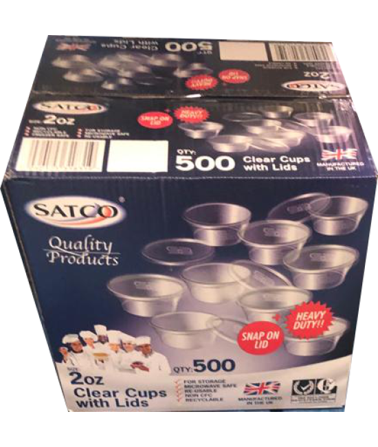 SATCO CLEAR 20Z COUNTAINER 1000