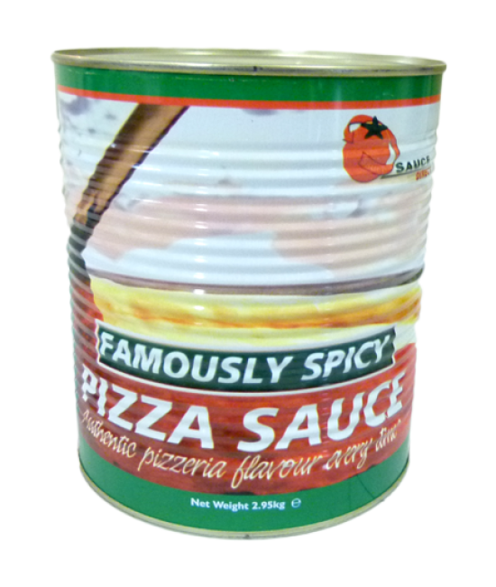 tin FAMOSLEY PIZZA SAUCE 3xA10